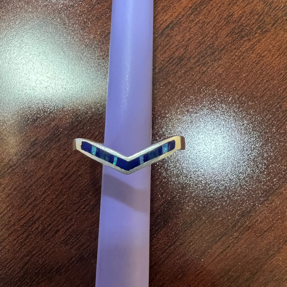 David Rosales Blue Sky arrow ring